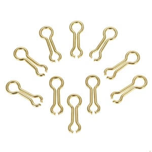 200PCS Brass Sinker Wire Eye for DO-IT Molds 15mm / 0.5in S Size - Picture 1 of 11