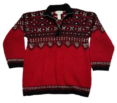 Suéter de esquí tejido a mano Chucky de lana mohair PM deportivo de colección Jones New York para mujer Foto 1 de 4