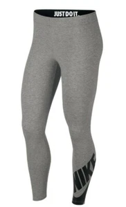Nike Ropa Deportiva Leg-A-See Gris/Negro Leggings Para Mujer Talla XS NUEVO AR3507-063 - Imagen 1 de 2
