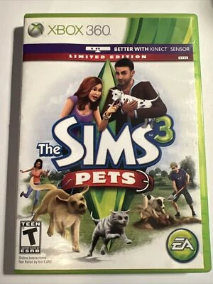 The Sims 3: Pets (Xbox 360) USED with Case - Image 1 of 4
