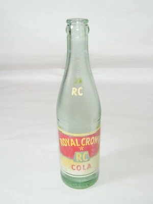 BOTELLA DE REFRESCO DE VIDRIO COLA ROYAL CROWN RC Foto 1 de 4
