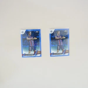 2Robert Lewandowski 2023 Topps Chrome Sapphire UEFA #9 (×2) - Picture 1 of 2