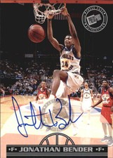 1999 Press Pass Authentics Autograph Silver #NNO Jonathan Bender  C13669 