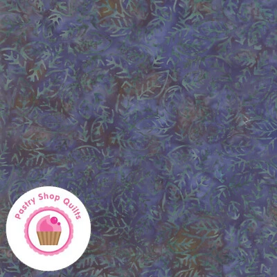 Moda SPLENDOR BATIKS 4354 24 Blue Navy Green Tonal HOLLY TAYLOR Quilt Fabric - Image 1 of 4