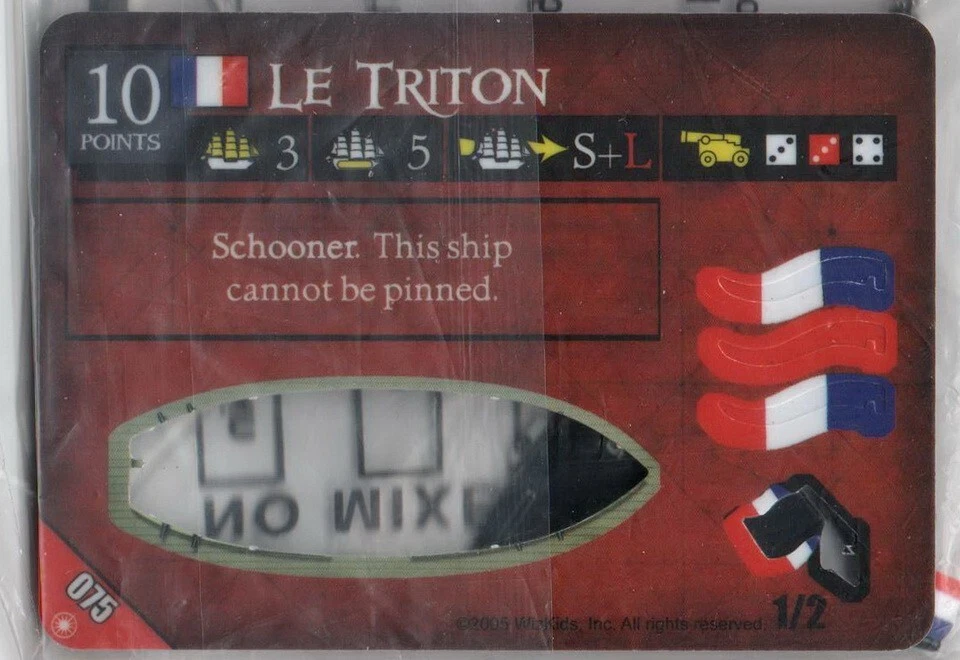 Wizkids Pirates Pocketmodel - Le Triton PotCC-075 C - Image 1 of 1