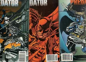 Batman Versus Predator #1 2 3 FUNCIONAMIENTO/CONJUNTO Formato Regular TODAS LAS VARIANTES DE QUIOSCO F/VF - Imagen 1 de 7