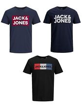Jack & Jones Casual Size Men's Jjecorp Logo Tee Ss O-Neck in 2XL-5XL, 3 Colours