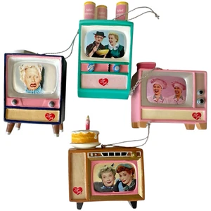 I Love Lucy Ornament Johnson Smith Co Complete Set of 4 Series #2 Christmas 2006 - Picture 1 of 18