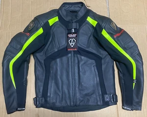 ARLEN NESS Sportivo Mens Leather Motorcycle Motorbike Jacket UK 38" Chest (H13) - Picture 1 of 12