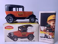 Vintage 1970's Tiny Tonka #438 Taxi 1:32 Scale Pressed Steel Original Box