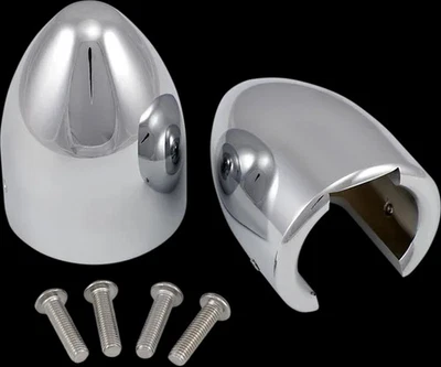 Balas de horquilla Baron eje delantero tapa tuerca cubiertas cromo Intruder Volusia 800 01-04 Foto 1 de 4