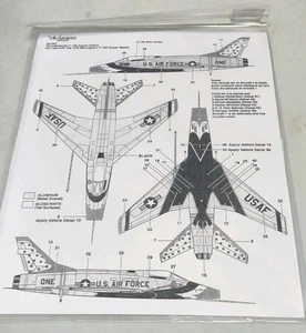 Calcomanías Warbird WBD48003 Thunderbirds F-100 Super Sabre 1/48 USAF Sprue Brothers - Imagen 1 de 4