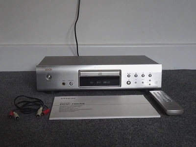 Denon DCD-700AE CD Player & Remote Control & RCA Cable DEMO VIDEO IN GALLERY - Image 1 of 4