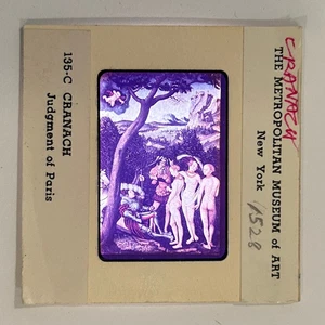 CRANACH Judgment of Paris 35mm Art Slide 1528 Metropolitan Museum of Art - Picture 1 of 1