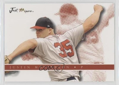 2008 Just Minors Just Auto Preview Justin Masterson #JAPR-13 Rookie RC - Image 1 of 3