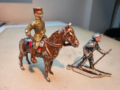 Soldat aluminium LR marechal a cheval et alpin - Photo 1/3