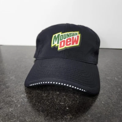 Gorra Mountain Dew Correa Trasera Negra Publicidad Logo Merrimack Hat Co Para Hombres Foto 1 de 4