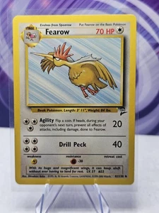 Pokémon TCG Fearow Base Set 2 41/130 Regular Unlimited Uncommon  - Picture 1 of 2