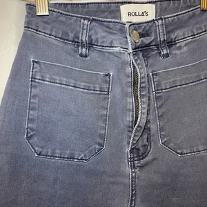 Rolla's Sailor High Rise Wide Leg Jeans in Blue - Size 24 G’DAY Mate Me Again - Picture 1 of 7