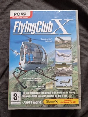 FLYING CLUB X Microsoft Flight Simulator X Add On PC Game NEW SEALED - Image 1 of 2