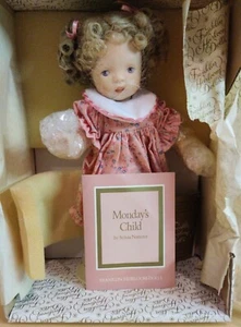 MUÑECA DE PORCELANA INFANTIL FRANKLIN HEIRLOOM MONDAYS - Imagen 1 de 3