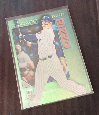 2020 Bowman Platinum Anthony Rizzo Teal 264/299 New York Yankees - Image 1 of 2
