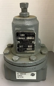 FISHER CONTROLS REGULATOR TYPE 98-H-50 STOP RELIEF VALVE (B341) - Picture 1 of 5