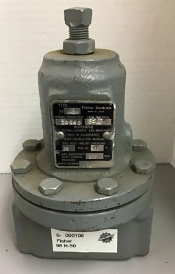FISHER CONTROLS REGULATOR TYPE 98-H-50 STOP RELIEF VALVE (B341) - Image 1 of 4
