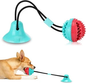 Interactive Dog Toys Tug of War Puppy Teething Ball Toy for Small Medium Dogs - Picture 1 of 12