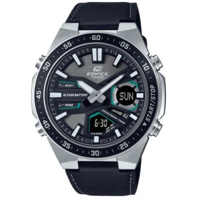 CASIO EDIFICE EFV-C110L-1AV DATA MEMORY ANALOGUE & DIGITAL WR 100M BRAND NEW - Image 1 of 4