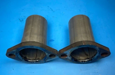 Ford 312 292 Thunderbird Exhaust Manifolds Y Block 2 bolt 2" OD stub pipes - Image 1 of 4