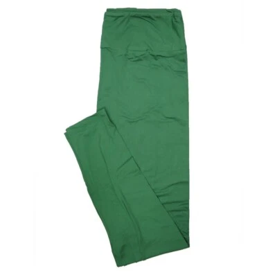OS Lularoe Leggings Solid Green Size 2-10 NEW 196026 - Image 1 of 2