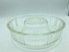 Vintage Glasbake Clear Glass Queen-Anne Bundt Cake Pan Jello Ring Mold  