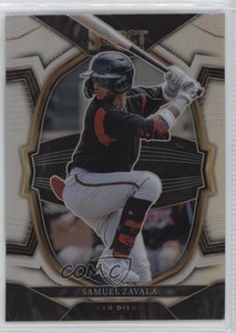 2023 Panini Select Concourse Silver Prizm Samuel Zavala #78