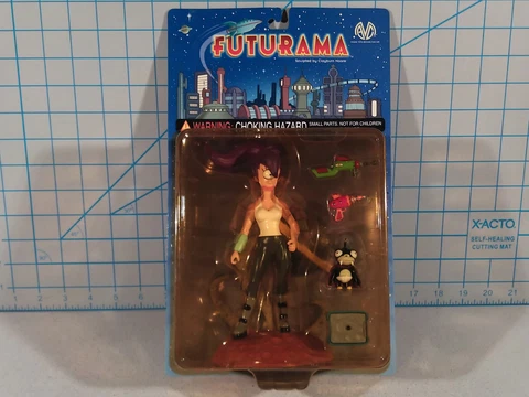 Futurama Leela And Nibbler Figures, Moore Action Collectibles 2000 Cover