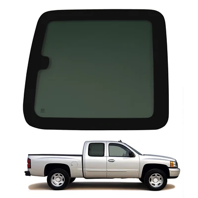 Quarter Window Glass For 99-07 Chevy Silverado SIERRA Extended Cab Right Side Foto 1 de 4