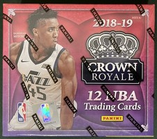 2018-19 Panini Crown Royale NBA Basketball Factory Sealed Hobby Box