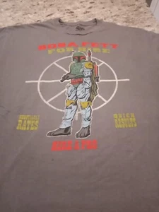 Camiseta BOBA FETT For Hire Gráfica GRIS Licencia Oficial / XL - Imagen 1 de 24