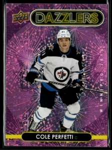 2021-22 Upper Deck Dazzlers pink Cole Perfetti #DZ-150 - Bild 1 von 2