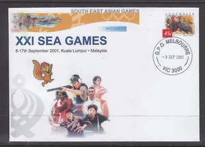 SOUVENIR COVER:  2001 SOUTH EAST ASIAN GAMES - Bild 1 von 1