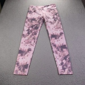 Athleta Girl High Rise Printed Chit Chat Tight Girls XXL (16) Pink Leggings - Picture 1 of 9