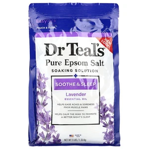 Pure Epsom Salt Soaking Solution, Lavender, 3 lbs (1.36 kg) - Picture 1 of 2