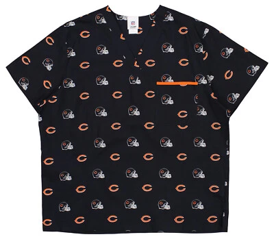 Blusa Médica Fabrique Innovations NFL Unisex Chicago Bears Repetir Equipo Logo Foto 1 de 2