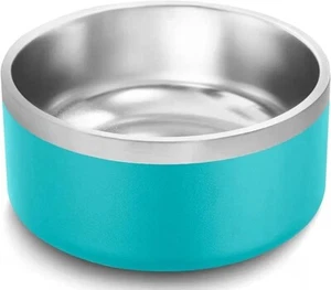 PREMIUM DOG WATER BOWL XLARGE 100OZ GREEN 9x4 - Picture 1 of 3