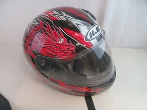 hjc motorcycle helmet Dragon CL-15 Snell DOT Approved Size XL Black & Red - Picture 1 of 15