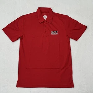 UFC GYM Embroidered Logo Sport Tek Red Casual Golf MMA Fighting Polo Shirt Men S - Picture 1 of 6