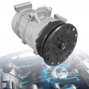 AC Compressor w/ Clutch & Pulley for Toyota Yaris 2007 2008-2012 L4 1.5L 5SE11C - Foto 1 di 14
