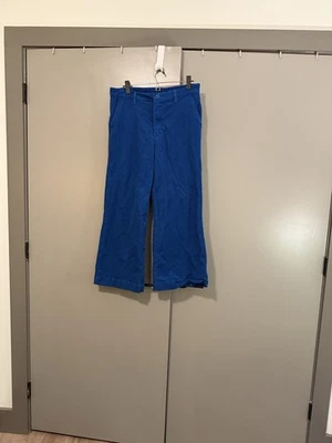 KUT from the Kloth Pants Womens 10 Blue Karen Baby Bootcut Corduroy Stretch Soft - Image 1 of 4