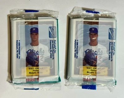 Lot of 2 Sealed 1990 Procards Memphis Chicks Minor League Team Set Jeff Conine - Image 1 of 2