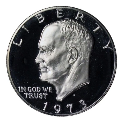 1973 -S Eisenhower Dollar Proof 40% Silver - Image 1 of 4